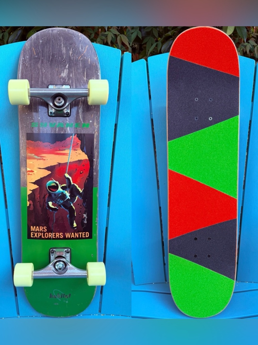 Habitat Skateboards Marius Syvanen NASA Complete Skateboard Independent Hollows